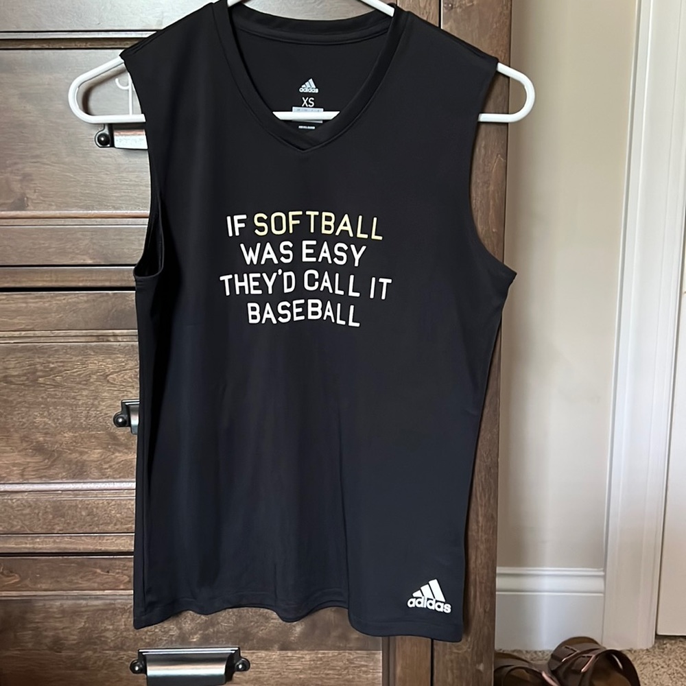 Adidas womens sleeveless shirt